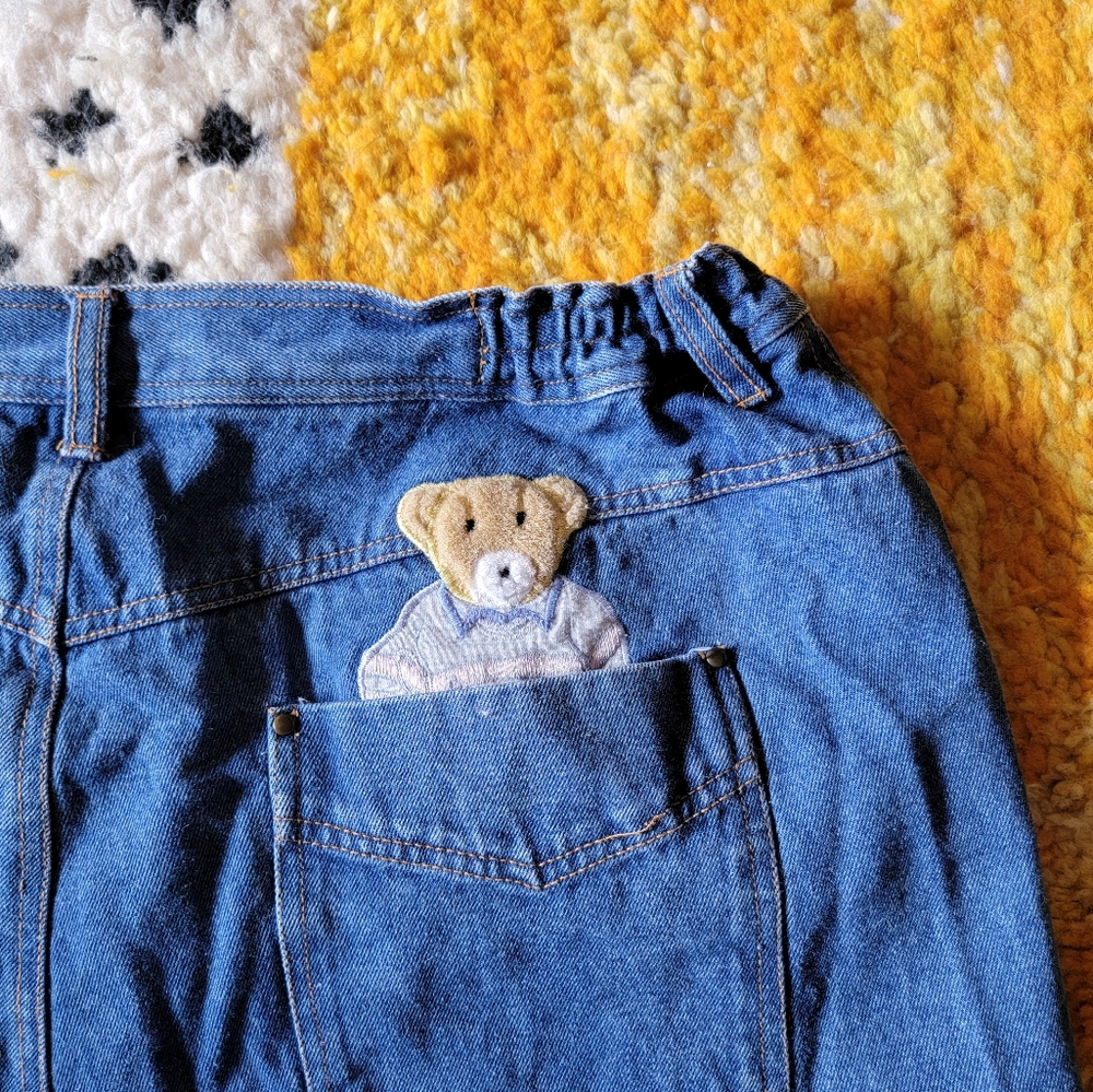 70s - 80s TOGETHER! Teddy Bear Jeans